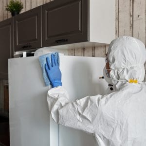 sanitizing a home